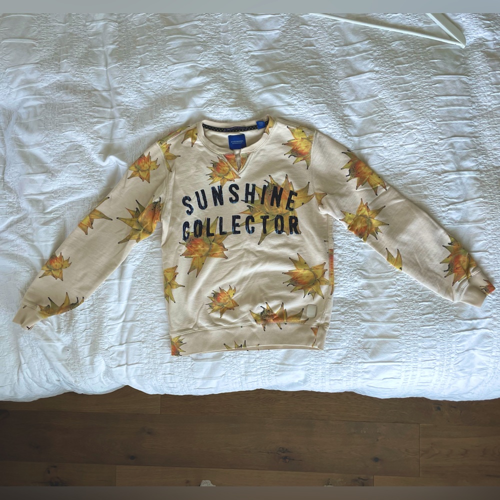 Scotch & Soda Cream Sunshine Collector Sweater